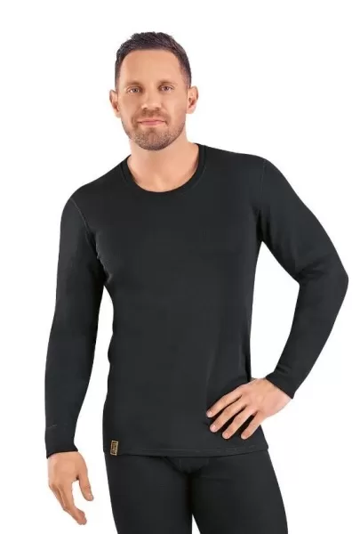 Клевер Джемпер термо  мужской CLE MF600218рн чёрный 